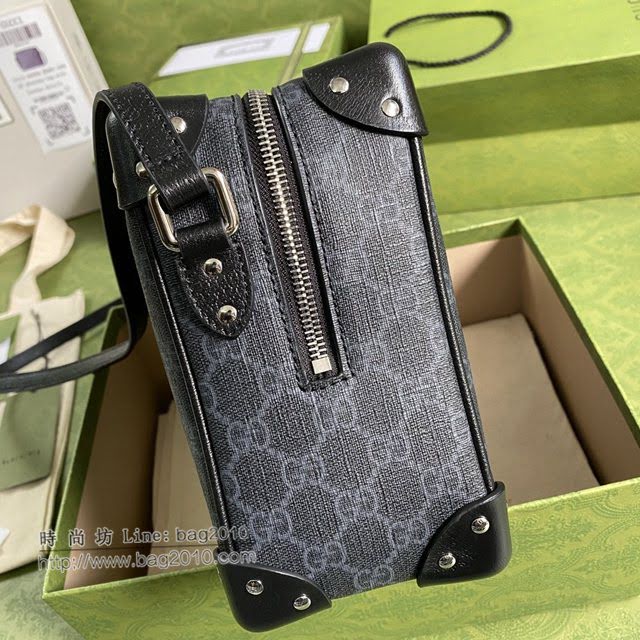Gucci男包 古驰GG印花邮差包 Gucci单肩斜挎包 626363  gdj1676